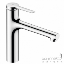 Смеситель для кухни с вытяжным изливом Hansgrohe Zesis M33 KM 160 2j sBox 74823000 хром
