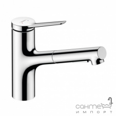 Смеситель для кухни с вытяжным изливом Hansgrohe Zesis M33 KM 150 2j sBox 74821000 хром