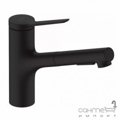 Смеситель для кухни с вытяжным изливом Hansgrohe Zesis M33 KM 150 2j sBox 74821670 матовый черный Днепр