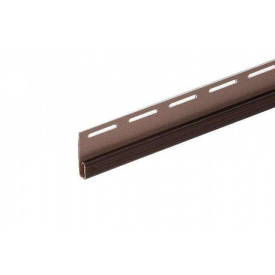 Планка FaSiding "финишная" "Коричневая" Т-14. 3,00м