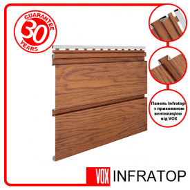 Панель Софит VOX Infratop Дуб Золотой 3м.