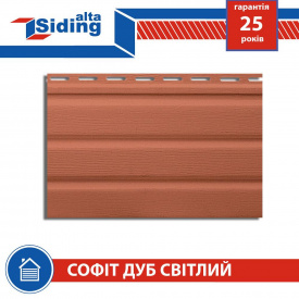 Софит,Альта-Профиль,Т-19-У,без,перфорации,3000х230,мм,дуб,светлый