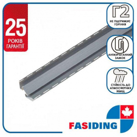 Планка FaSiding "внутренний угол" "Маковые зерна" Т-13. 3.05м