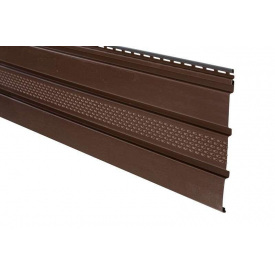 Софит Айдахо коричневый перфорированный 3,0м, 0,90м2