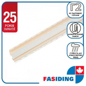 Планка FaSiding "внутренний угол" "Лен" Т-13. 3.05м