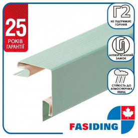 Планка FaSiding "внешний угол" "Папоротник" Т-12. 3.05м
