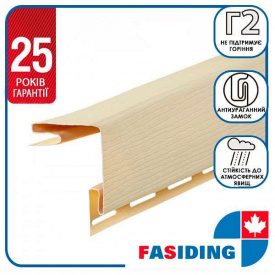Планка FaSiding "внешний угол" "Мимоза" Т-12. 3.05м