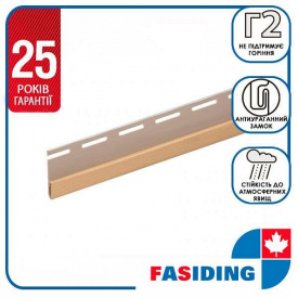 Планка FaSiding "финишна" "Арахис" Т-14. 3.66м