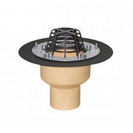 Кровельная воронка из полиуретана SitaTrendy с прижимным фланцем (диаметр 110 мм)