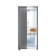 Дизайнерский радиатор Terma Triga M 1700x880 вертикальный, серый матовый