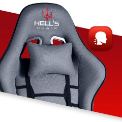 Компьютерное кресло Hell's Chair HC-1008 Grey Бердянск