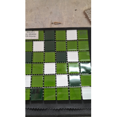 Стеклянная мозаика Керамик Полесье Olive Mix 2 300х300х4 мм Днепр