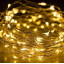 Гирлянда Нить Led 200 проволока 20 м Тёплый Белый 1 режим USB + батарейка Decorative Light 218-21528275 Ладан