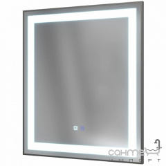 Прямоугольное зеркало в раме, с LED-подсветкой и подогревом Mirater LED 4 700x800 Тернопіль