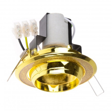 Поворотный точечный светильник Brille 60W RO-50 Золотистый 161266