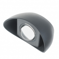 LED подсветка Brille Пластик 12W AL-282 Серый 34-277