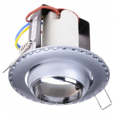 Поворотный точечный светильник Brille 60W RO-39 Хром 161308