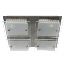 Светильник настенно-потолочный Brille 60W BR-01207 Никель