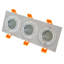 Поворотный точечный светильник Brille 40W HDL-DT 109 Серебристый 36-257