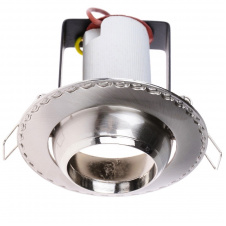 Поворотный точечный светильник Brille 60W RO-39 Никель 161313