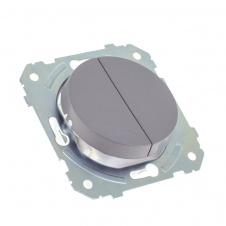 Выключатель Brille WB-2V Серый 42-272
