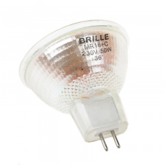 Лампа галогенная Brille Металл 50W Хром 126868 Київ