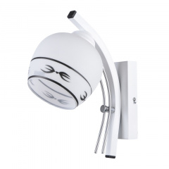 Бра Классическое Brille 60W LK-541 Белый Бушеве