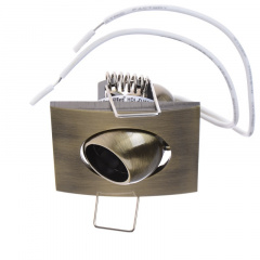 Маленький точечный светильник Brille 20W HDL-DJ 15 Золотистый 163993 Сарни