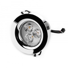 Точечный светильник Brille 3W LED-122 Хром L13-102 Косов