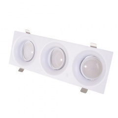 Точечный светильник Brille 40W HDL-DT Белый 36-324 Бориспіль