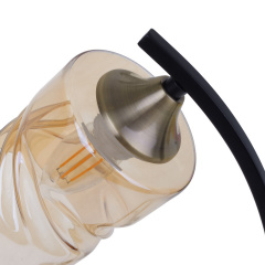 Настольная лампа классическая Brille 60W LK-664 Черный Изюм