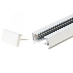 Шинопровод Brille Металл 100W HD-20 Белый 48-050 Акимовка
