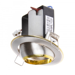 Поворотный точечный светильник Brille 60W RO-39 Хром 161288 Вознесенськ