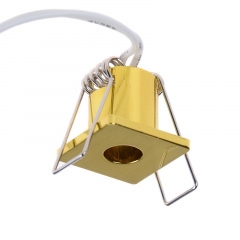 Маленький точечный светильник Brille 20W HDL-DJ 13 Латунь 163739 Ірпінь