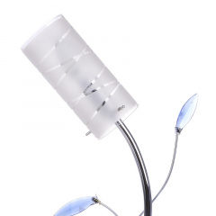 Настольная лампа флористика декоративная Brille 60W LK-173 Хром Хмельницкий