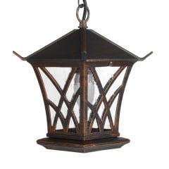 Светильник уличный подвесной Brille GL-19 Бронзовый Свесса