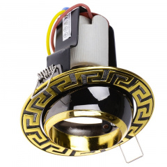 Поворотный точечный светильник Brille 60W RO-50 Золотистый 161301 Вільнянськ