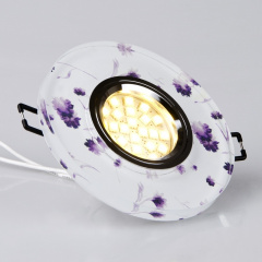 Декоративный точечный светильник Brille 50W HDL-G224 Белый L13-128 Кушугум
