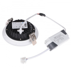 Светильник потолочный led встроенный Brille 10W LED-176 Белый Виноградов