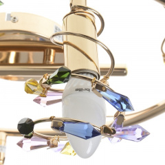 Светильник спот Brille Металл 40W HTL-61 Золотистый 176218 Сарни