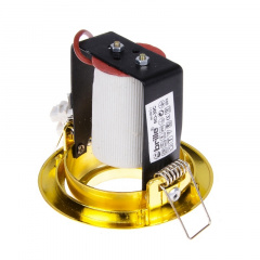 Поворотный точечный светильник Brille 60W RO-39 Золотистый 161290 Новомосковськ