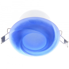 Декоративный точечный светильник Brille 20W HDL-G41 Синий 162057 Нова Прага