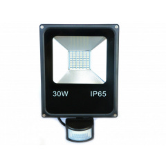 Прожектор с датчиком движения Brille LED IP65 30W HL-12 Черный L123-019 Одесса