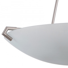Люстра потолочная Brille 60W E27 Никель Лубны