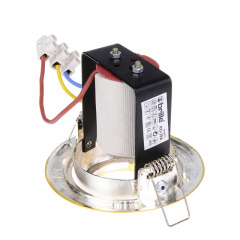Поворотный точечный светильник Brille 60W RO-39 Хром 161310 Шостка