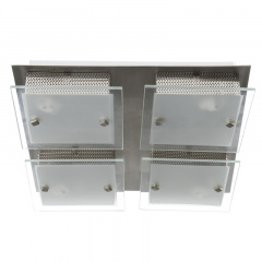 Светильник настенно-потолочный Brille 60W BR-01207 Никель Ясногородка