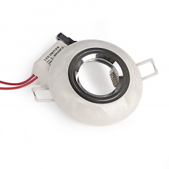 Точечный светильник с подсветкой Brille HDL-G230 Белый 36-068 Пологи