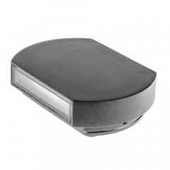 LED подсветка Brille Пластик 6W AL-228 Черный 34-190 Пологи