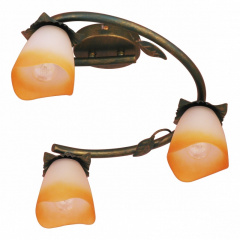 Люстра Brille Флористика 60W E14 Коричневый Кам'янське