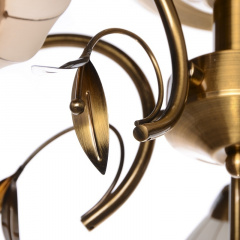 Люстра потолочная Brille 40W E14 Бронзовый Стрый